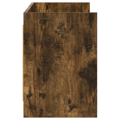 TV Cabinet 135 x 33 x 47 cm Smoked Oak Engineered Wood