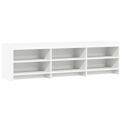 TV Cabinet 168 x 33 x 47 cm White Engineered Wood