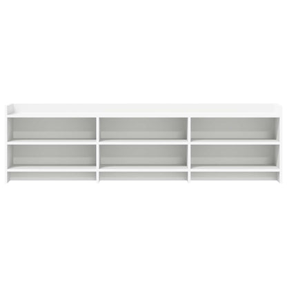 TV Cabinet 168 x 33 x 47 cm White Engineered Wood