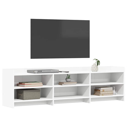 TV Cabinet 168 x 33 x 47 cm White Engineered Wood