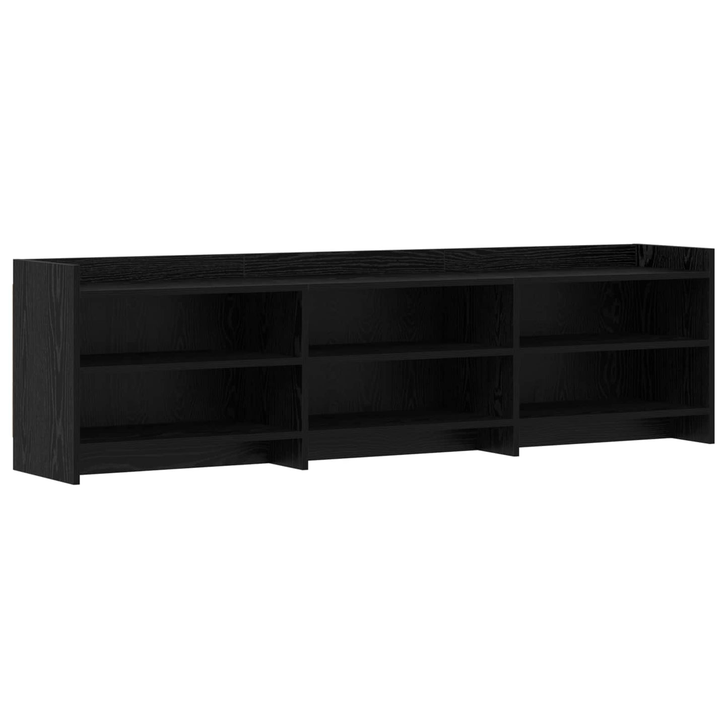 TV Cabinet 168 x 33 x 47 cm Black Oak Engineered Wood