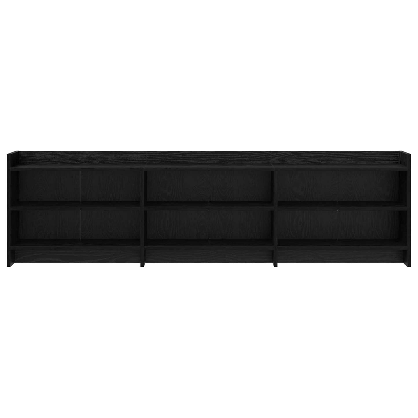 TV Cabinet 168 x 33 x 47 cm Black Oak Engineered Wood