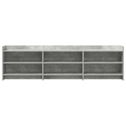 TV Cabinet 168 x 33 x 47 cm Concrete Grey Engineered Wood