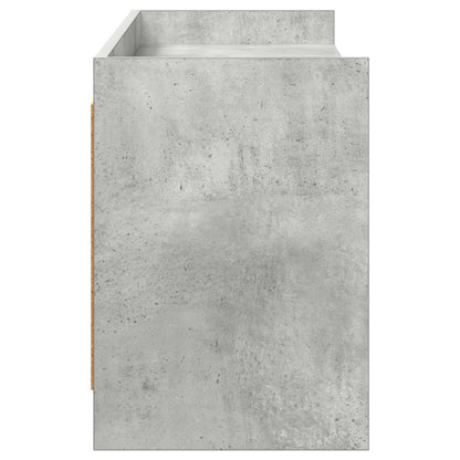 TV Cabinet 168 x 33 x 47 cm Concrete Grey Engineered Wood