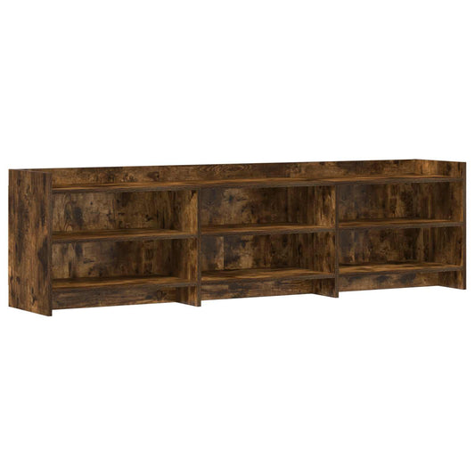 TV Cabinet 168 x 33 x 47 cm Smoked Oak Engineered Wood