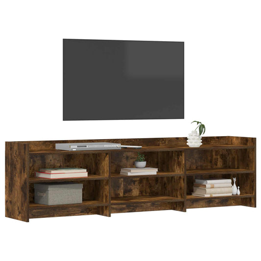 TV Cabinet 168 x 33 x 47 cm Smoked Oak Engineered Wood