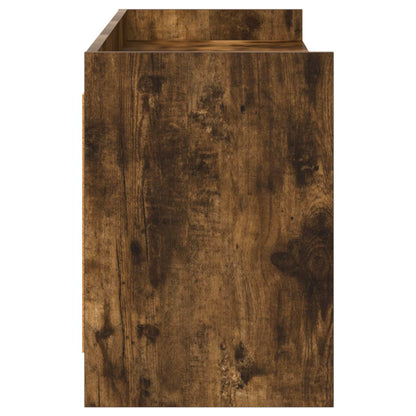 TV Cabinet 168 x 33 x 47 cm Smoked Oak Engineered Wood