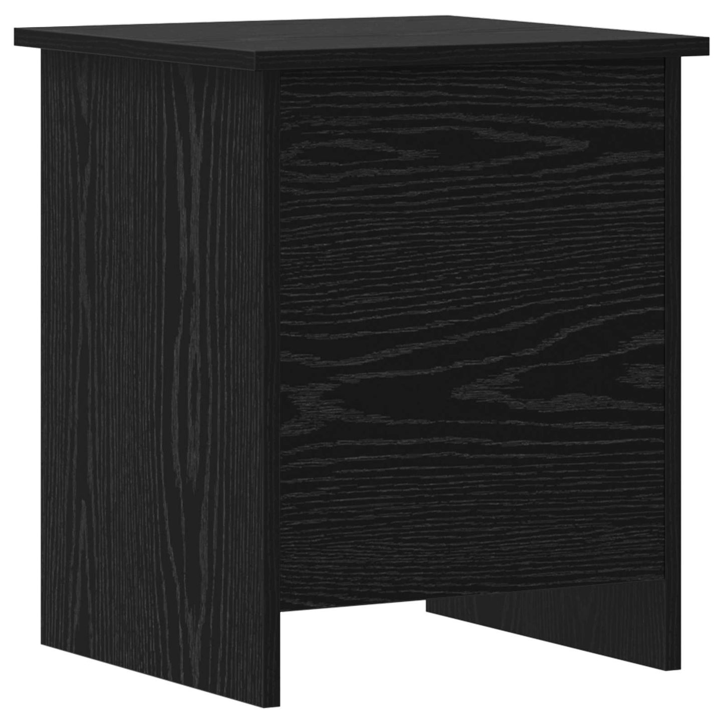 Storage Chest Black Oak 40 x 40 x 50 cm Engineered Wood