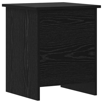 Storage Chest Black Oak 40 x 40 x 50 cm Engineered Wood