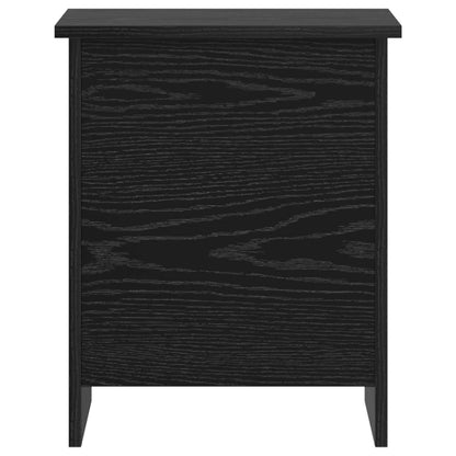 Storage Chest Black Oak 40 x 40 x 50 cm Engineered Wood