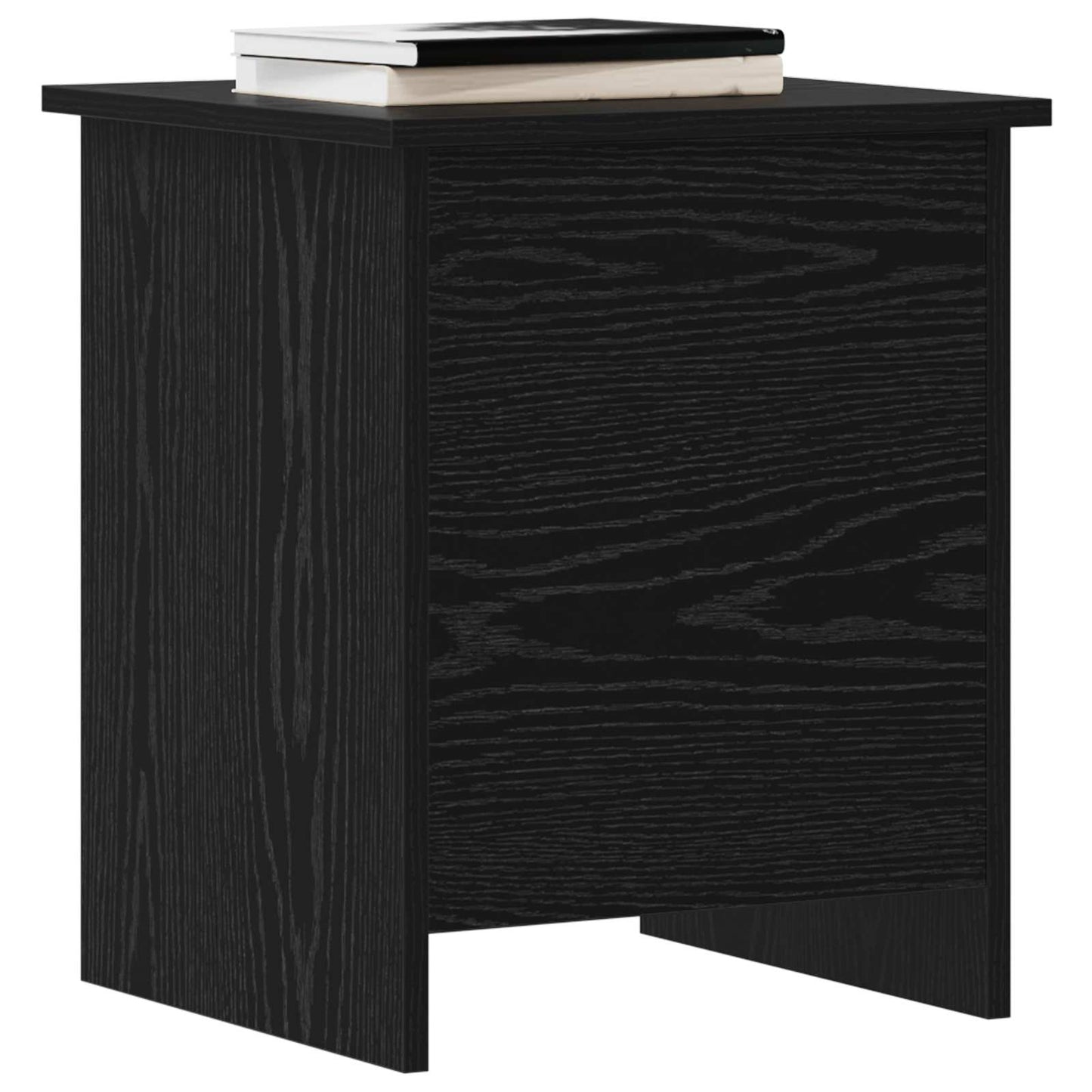 Storage Chest Black Oak 40 x 40 x 50 cm Engineered Wood