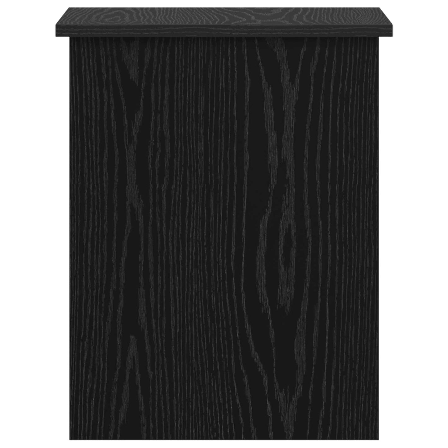 Storage Chest Black Oak 40 x 40 x 50 cm Engineered Wood