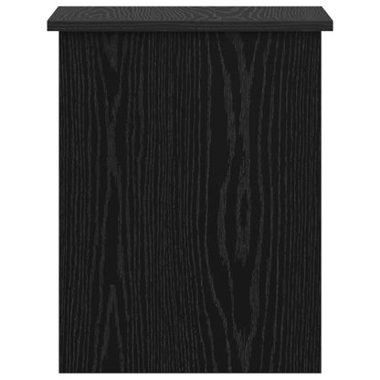 Storage Chest Black Oak 40 x 40 x 50 cm Engineered Wood
