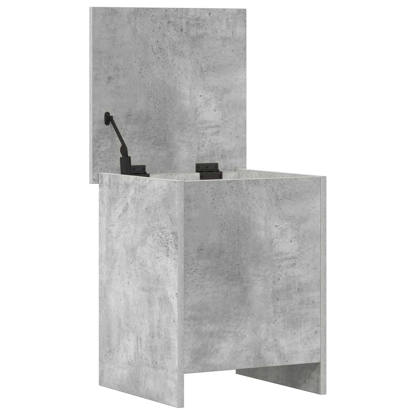 Storage Chest Concrete Grey 40 x 40 x 50 cm Engineered Wood