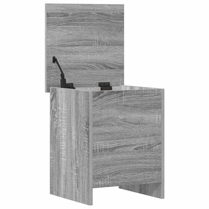 Storage Chest Grey Sonoma 40 x 40 x 50 cm Engineered Wood