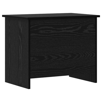 Storage Chest Black Oak 60 x 40 x 50 cm Engineered Wood