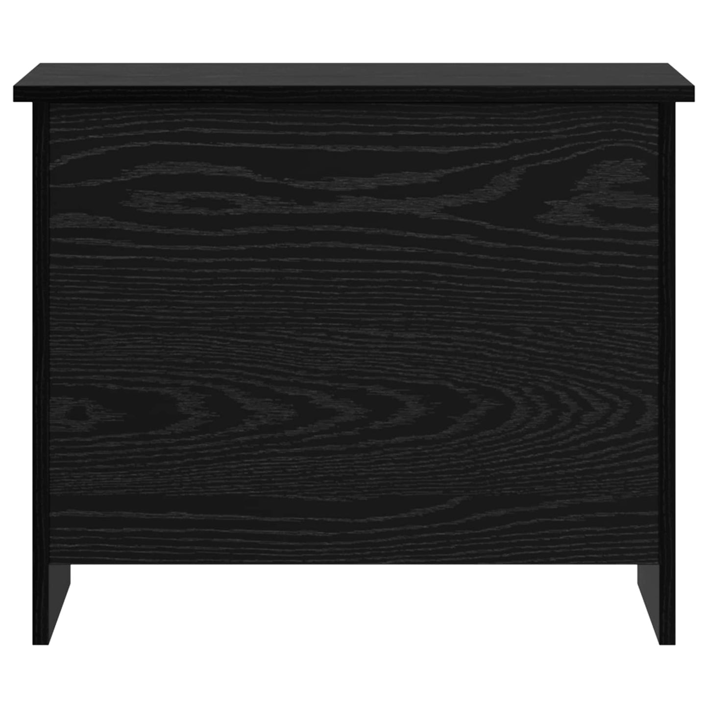 Storage Chest Black Oak 60 x 40 x 50 cm Engineered Wood