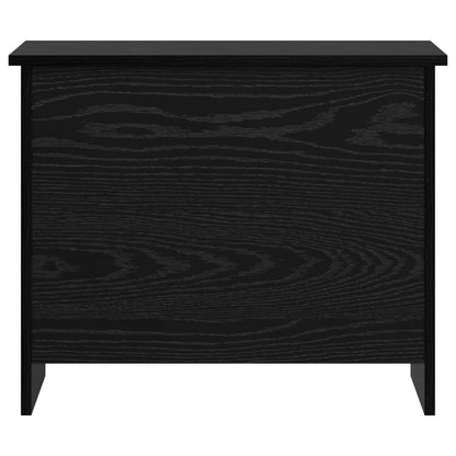 Storage Chest Black Oak 60 x 40 x 50 cm Engineered Wood