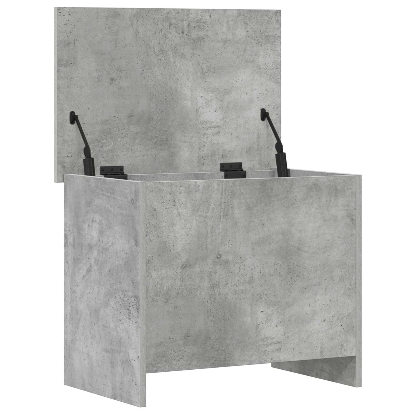 Storage Chest Concrete Grey 60 x 40 x 50 cm Engineered Wood