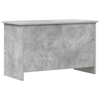 Storage Chest Concrete Grey 80 x 40 x 50 cm Engineered Wood