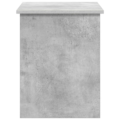 Storage Chest Concrete Grey 80 x 40 x 50 cm Engineered Wood