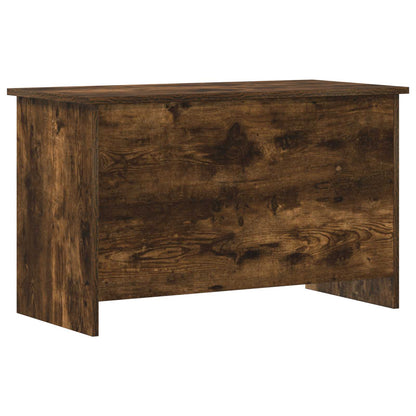 Storage Chest Smoked Oak 80 x 40 x 50 cm Engineered Wood