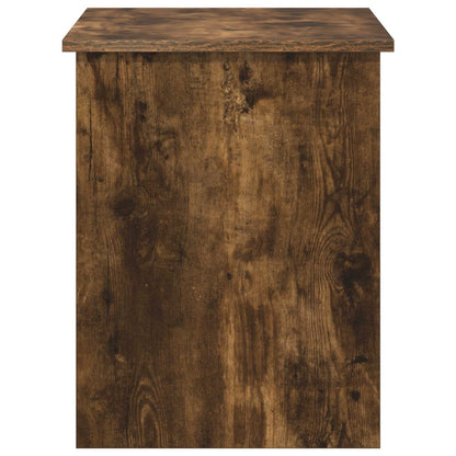 Storage Chest Smoked Oak 80 x 40 x 50 cm Engineered Wood