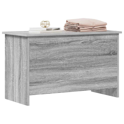 Storage Chest Grey Sonoma 80 x 40 x 50 cm Engineered Wood
