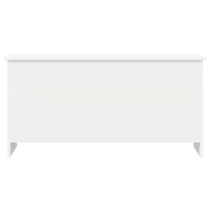 Storage Chest White 100 x 40 x 50 cm Engineered Wood