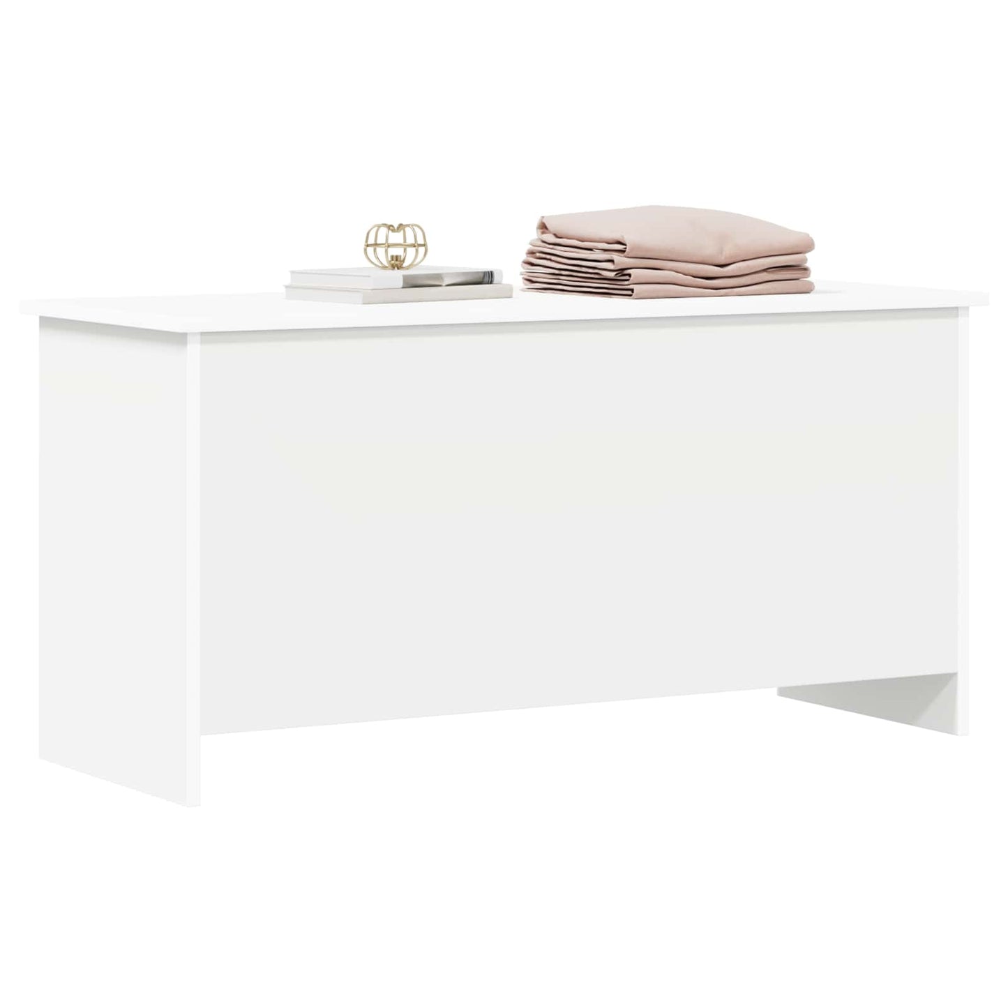 Storage Chest White 100 x 40 x 50 cm Engineered Wood