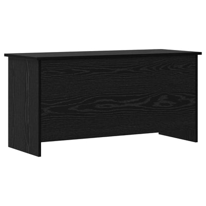 Storage Chest Black Oak 100 x 40 x 50 cm Engineered Wood