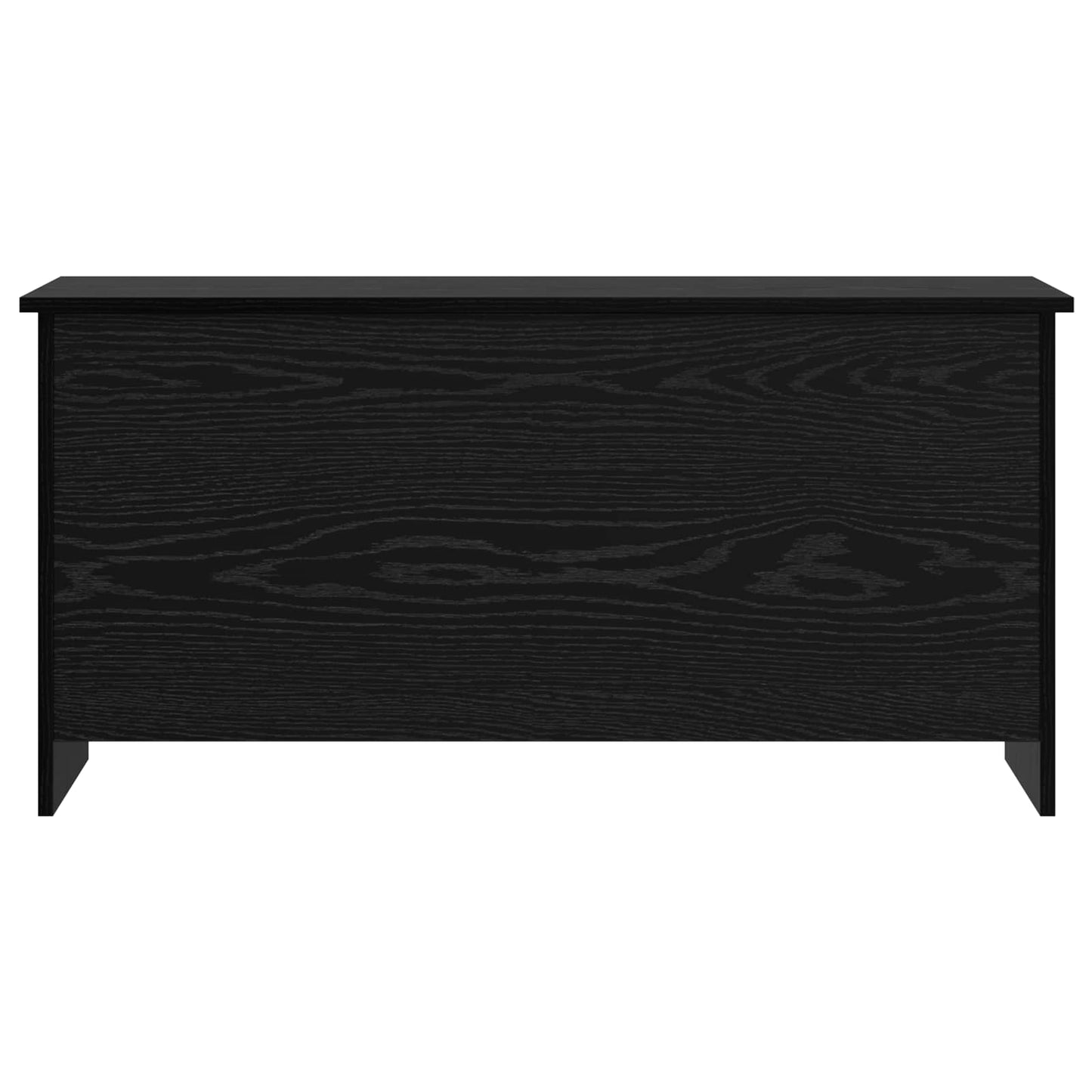Storage Chest Black Oak 100 x 40 x 50 cm Engineered Wood