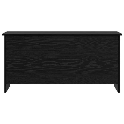 Storage Chest Black Oak 100 x 40 x 50 cm Engineered Wood