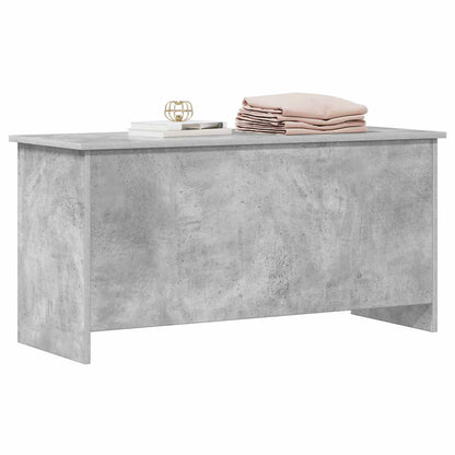 Storage Chest Concrete Grey 100 x 40 x 50 cm Engineered Wood