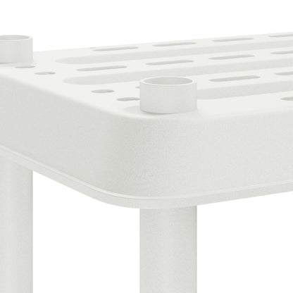 Shelving Unit 2-Tier 100 x 40 x 55.5 cm PP White