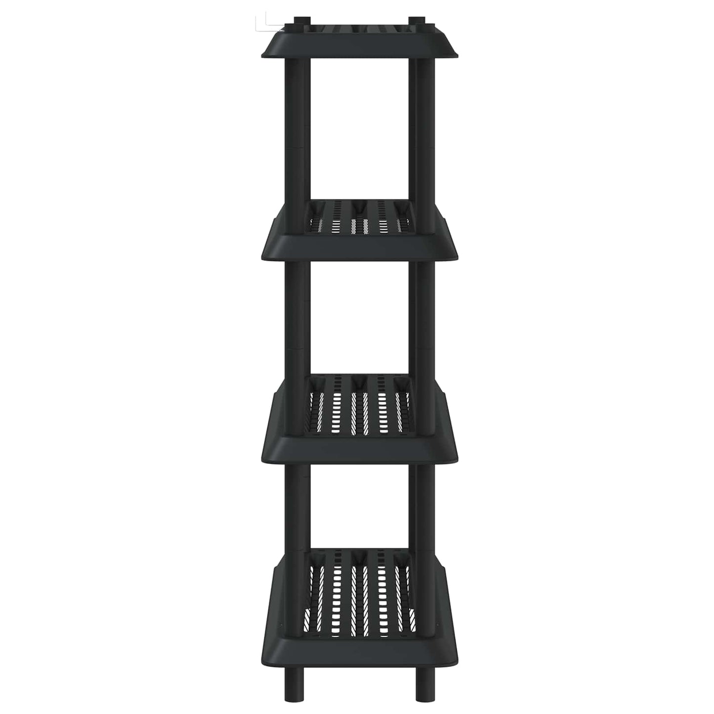 Shelving Unit 4-Tier 100 x 40 x 136.5 cm PP Anthracite