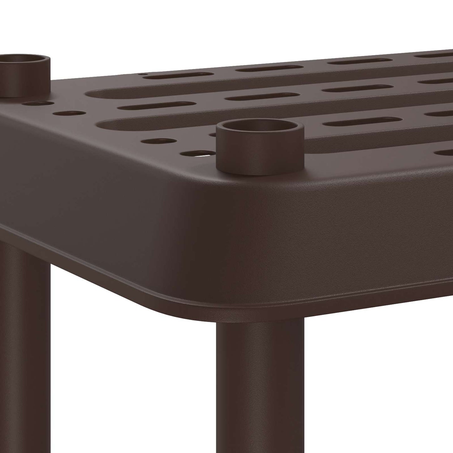 Shelving Unit 5-Tier 100 x 40 x 177 cm PP Brown