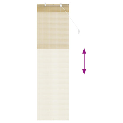Roller Blind Natural 40 x 220 cm Bamboo