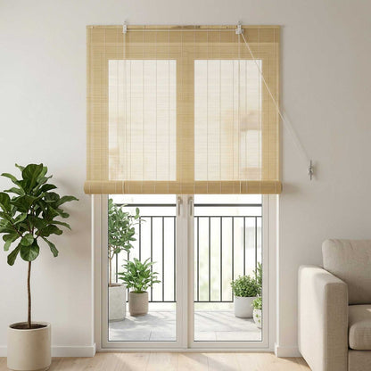Roller Blind Natural 90 x 220 cm Bamboo
