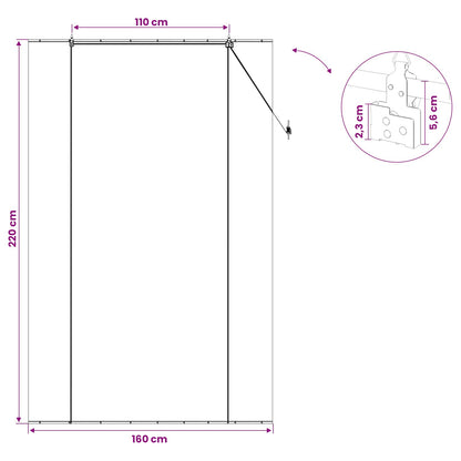 Roller Blind Natural 160 x 220 cm Bamboo