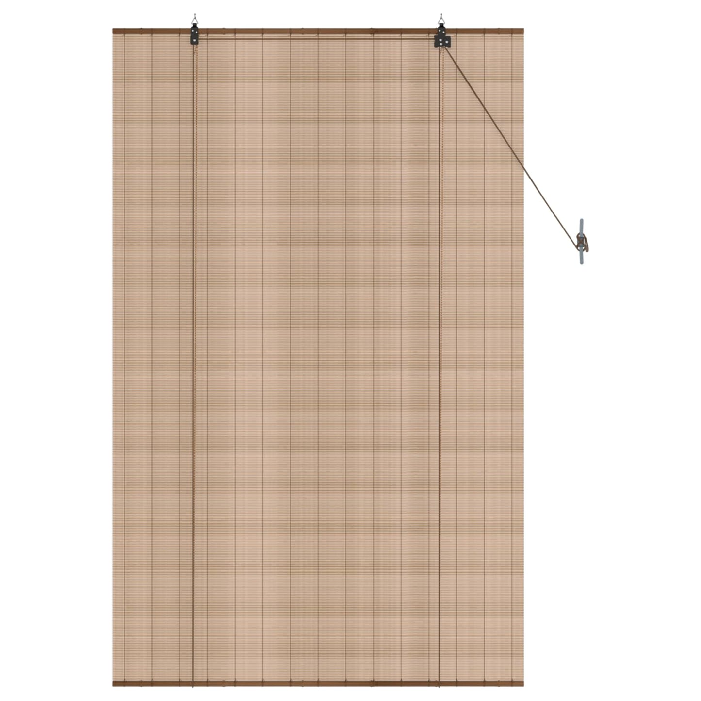 Roller Blind Brown 110 x 160 cm Bamboo