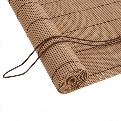 Roller Blind Brown 160 x 160 cm Bamboo