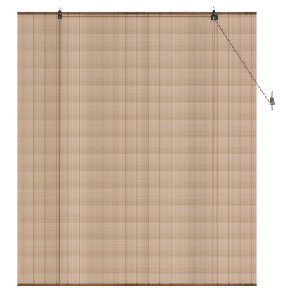 Roller Blind Brown 160 x 160 cm Bamboo