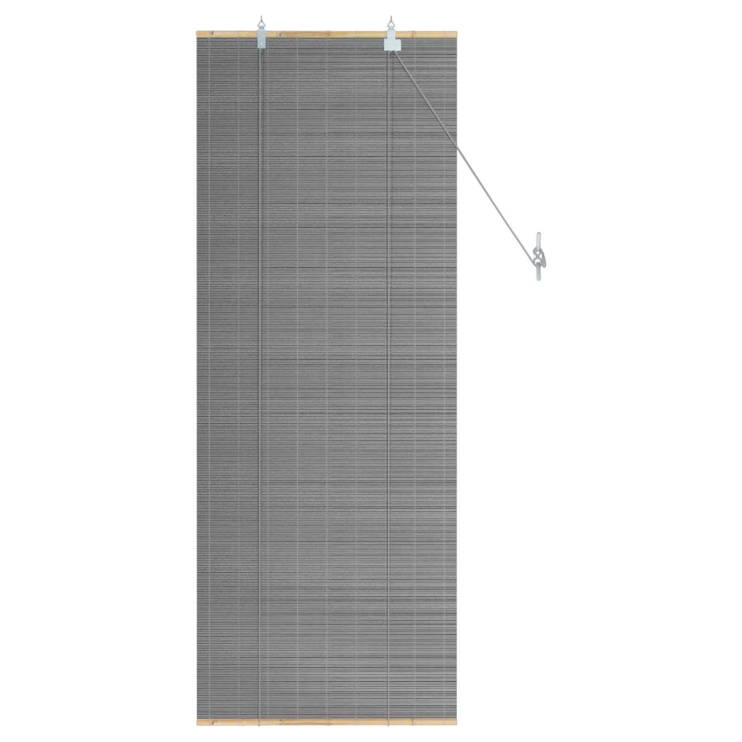 Roller Blind Grey 60 x 160 cm Bamboo