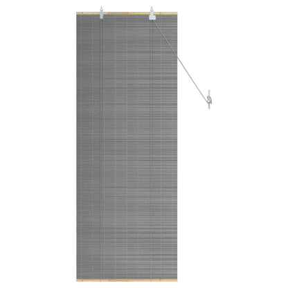 Roller Blind Grey 60 x 160 cm Bamboo