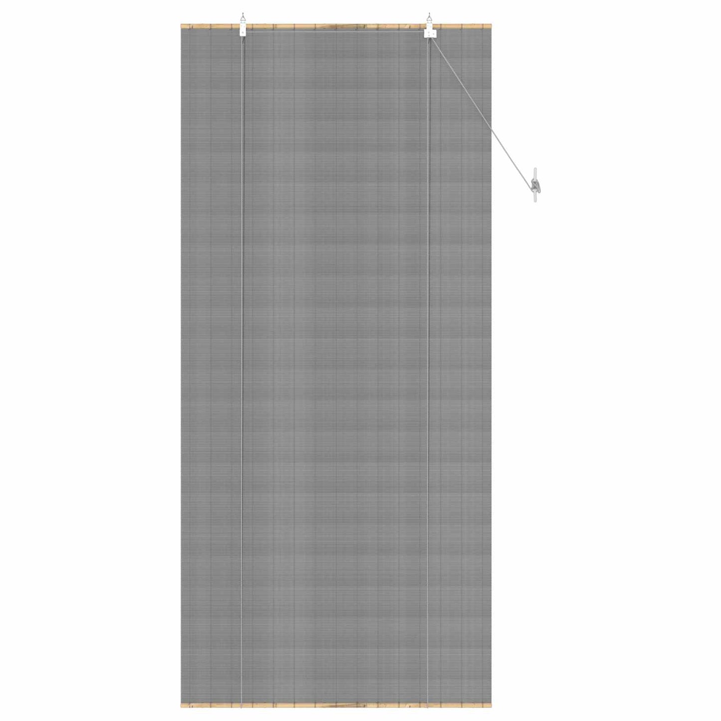 Roller Blind Grey 110 x 220 cm Bamboo