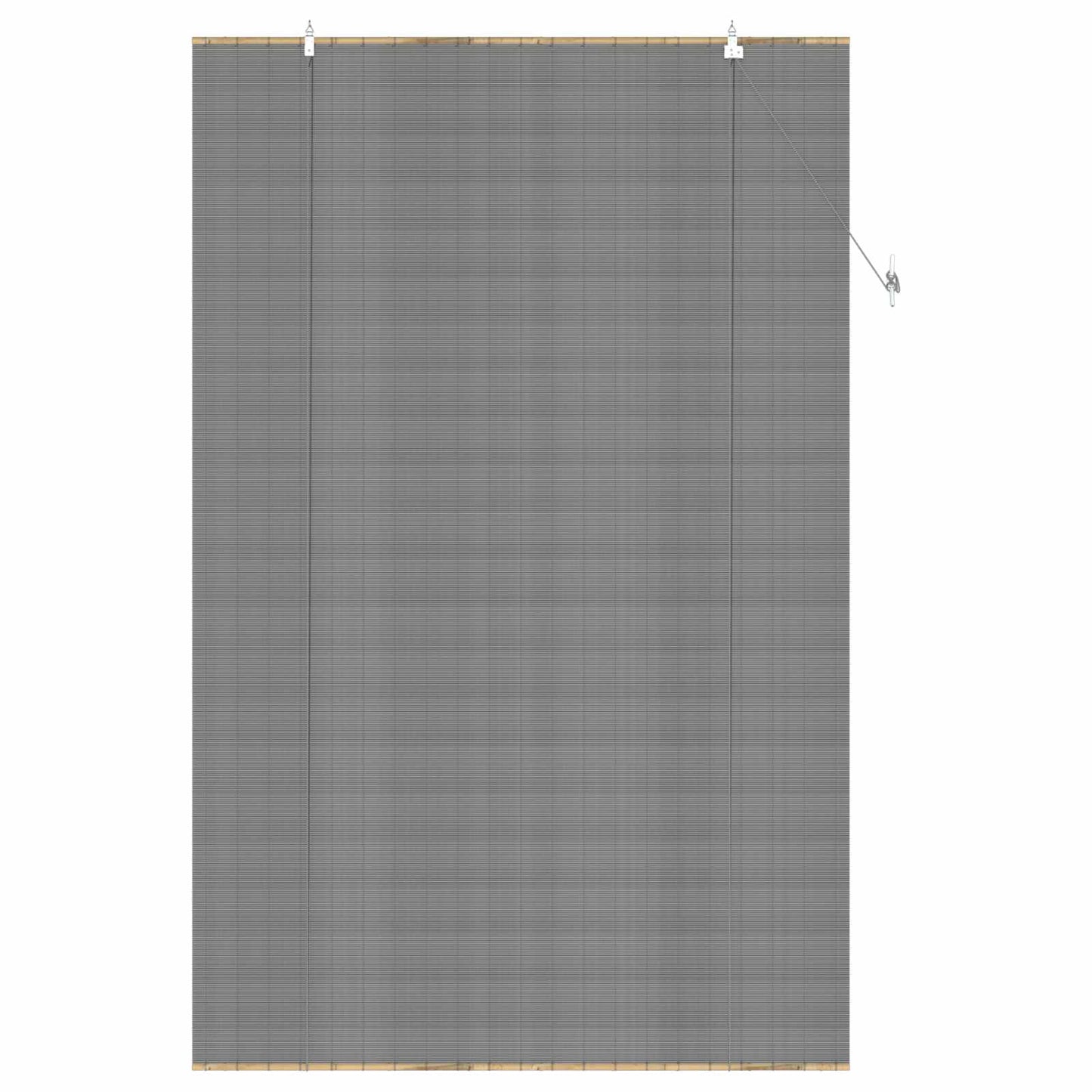 Roller Blind Grey 120 x 220 cm Bamboo