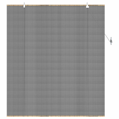 Roller Blind Grey 150 x 160 cm Bamboo