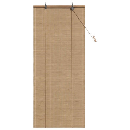 Roller Blind Brown 40 x 160 cm Bamboo