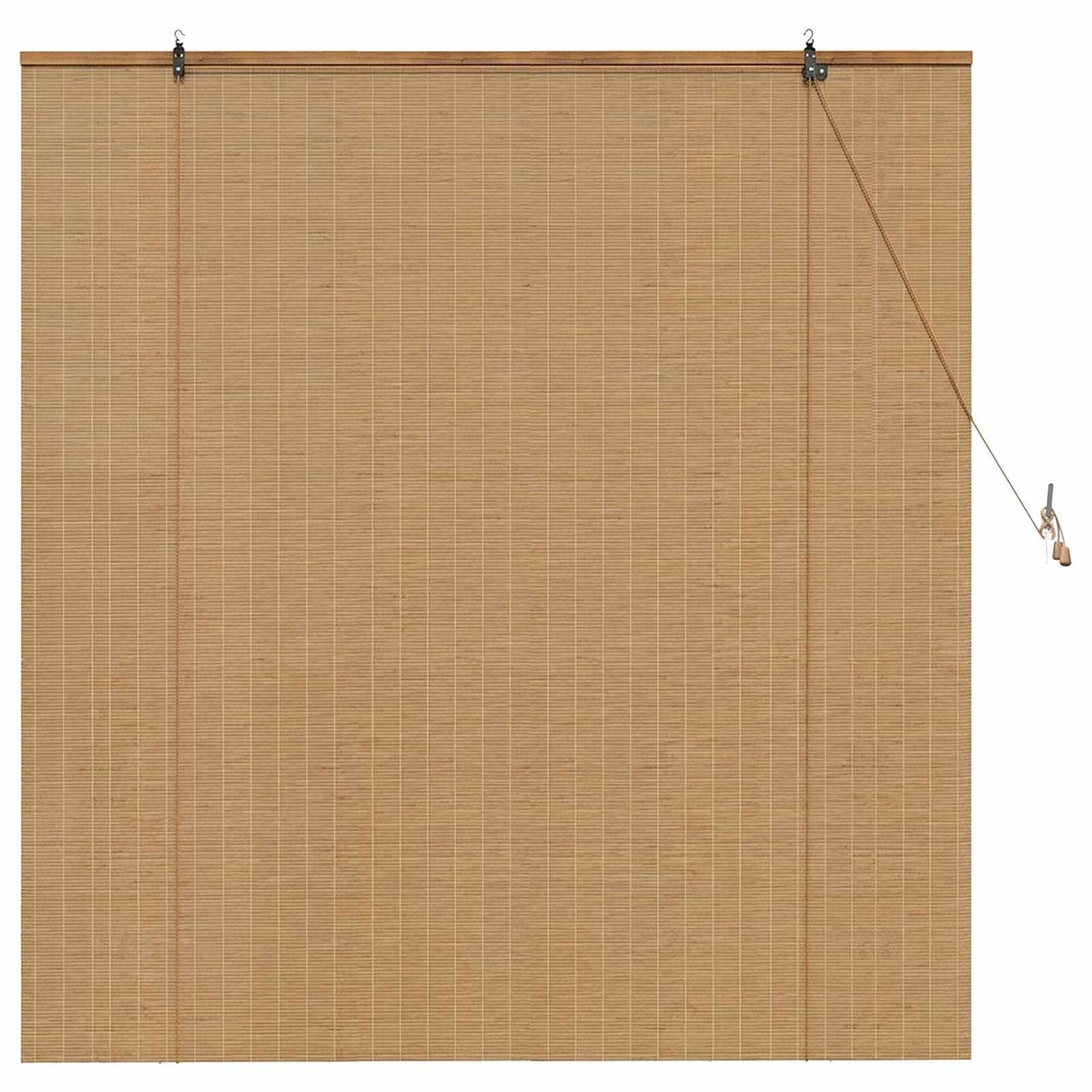 Roller Blind Brown 160 x 160 cm Bamboo